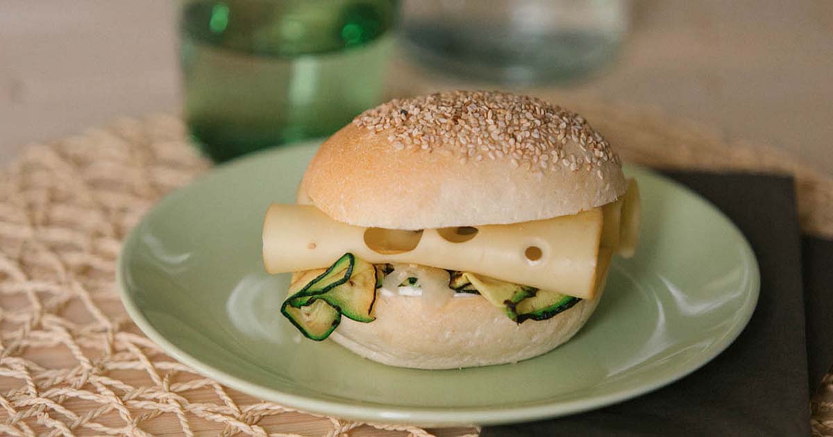 Panino Vegetariano Leerdammer E Zucchine Gusto Soft